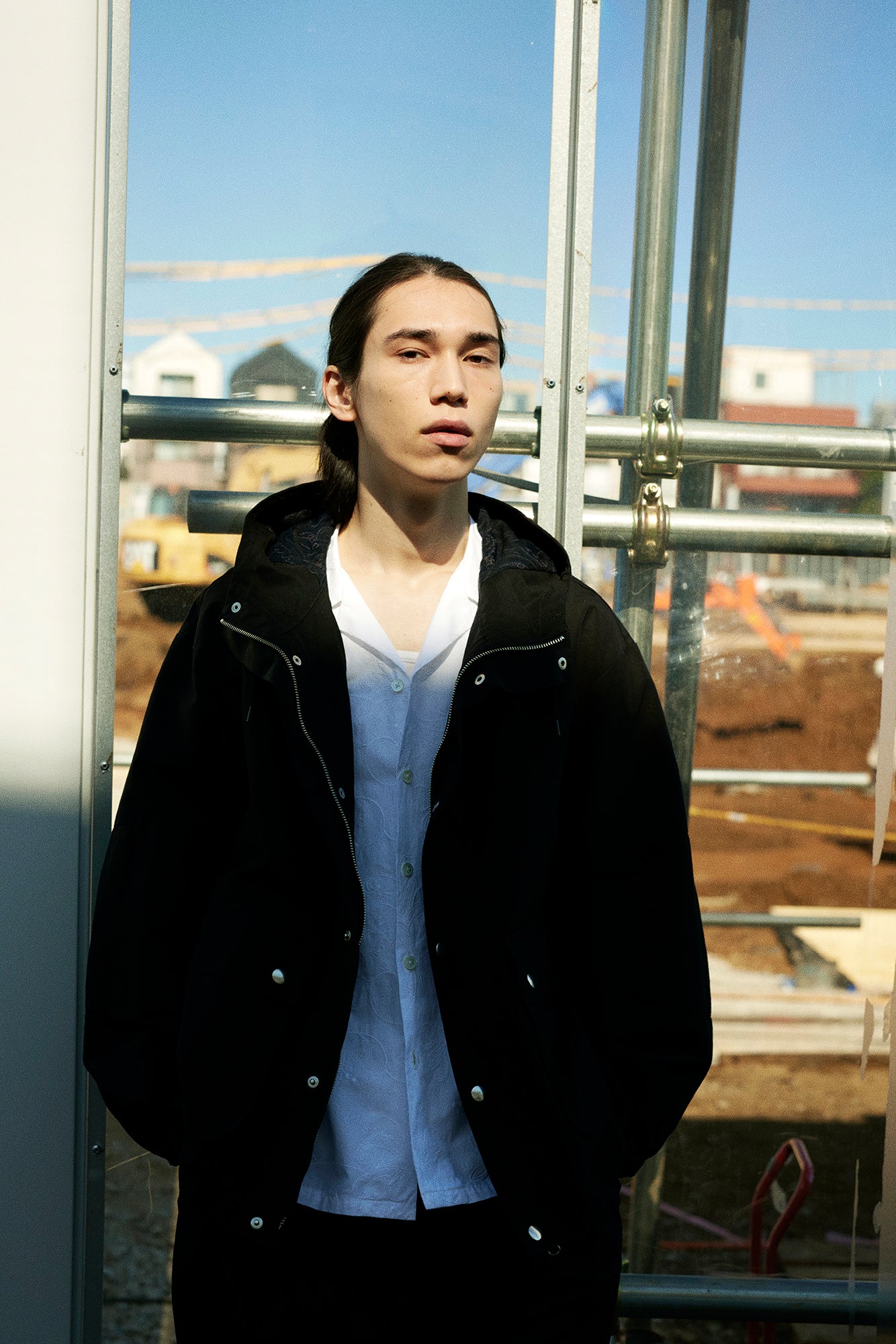Mountain parka - Finx cotton grosgrain / Black
