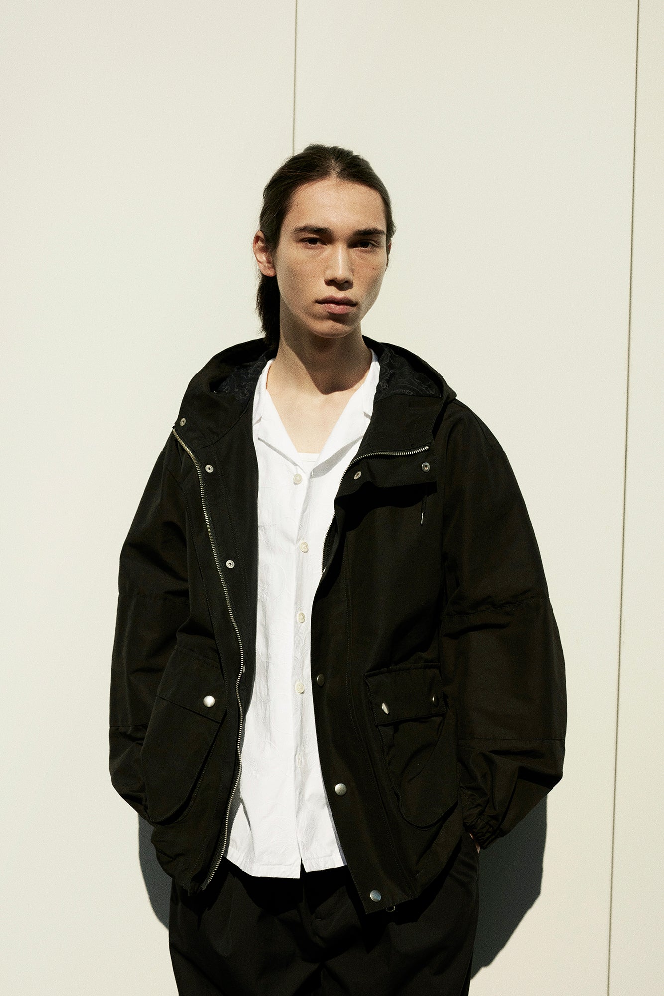 Mountain parka - Finx cotton grosgrain / Black
