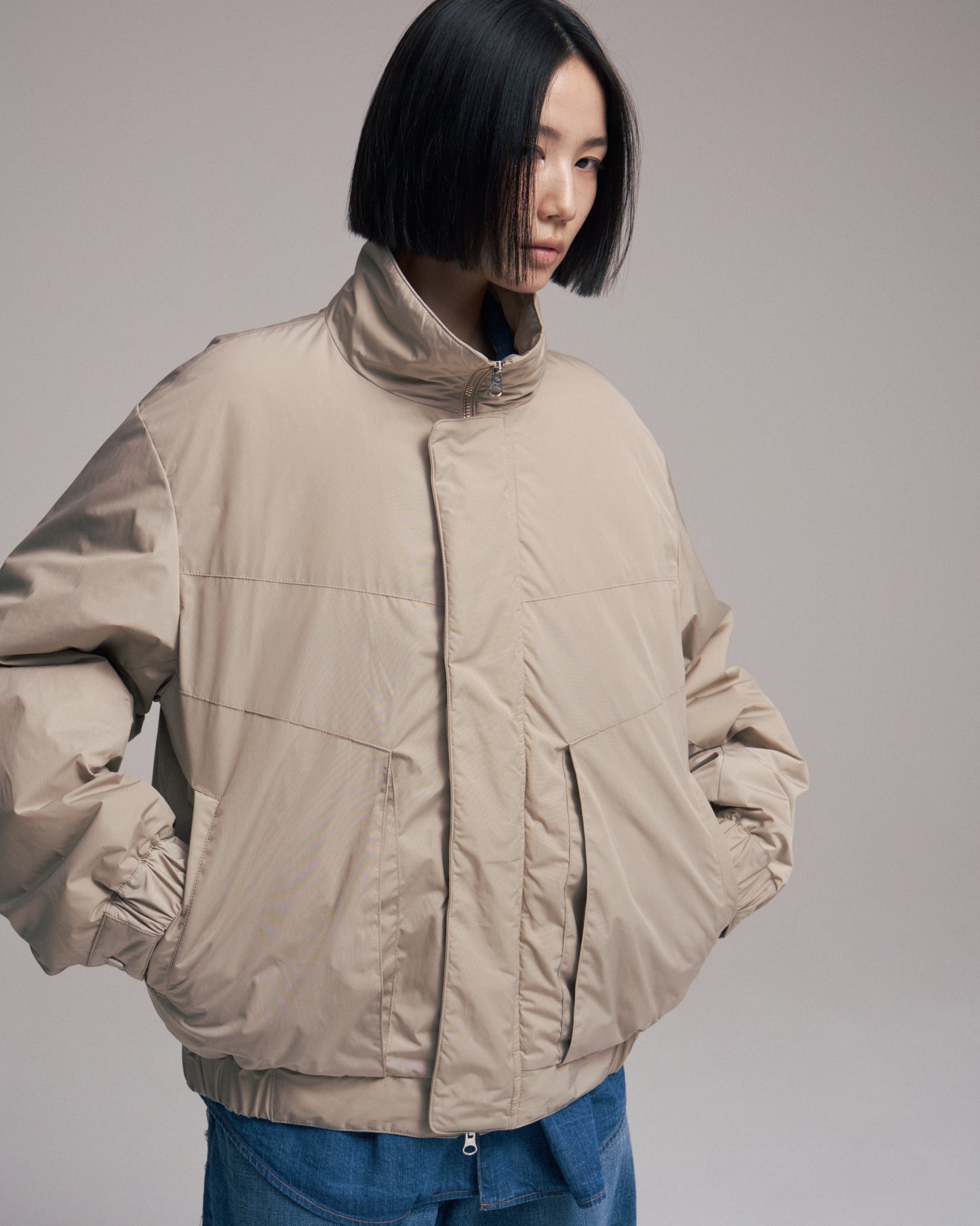 Baloon jacket / Sand