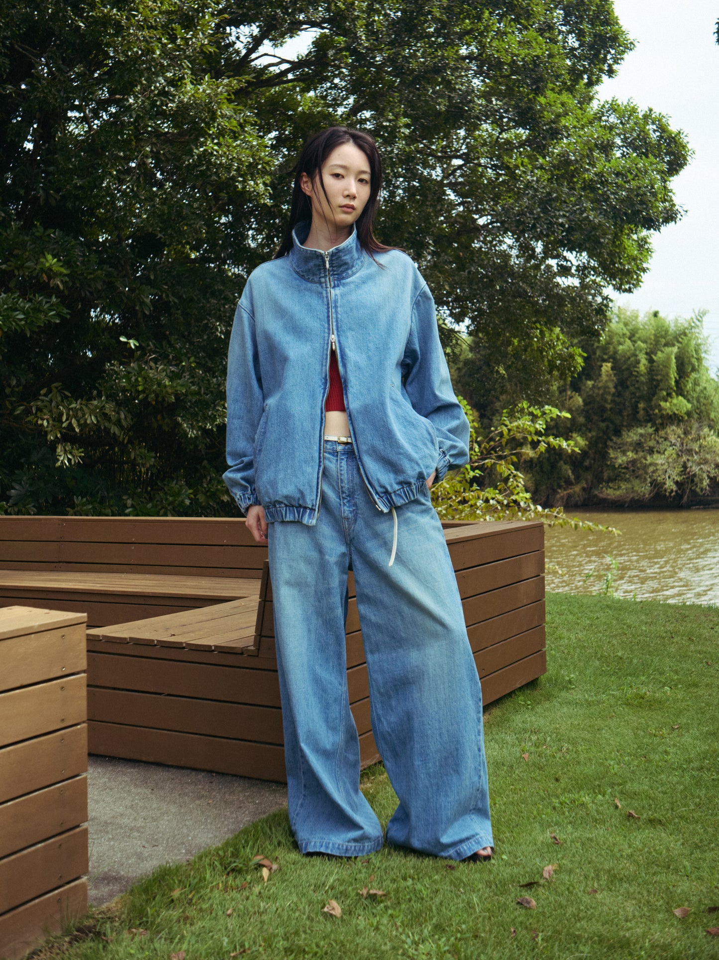 Baggy jeans - Old vintage wash / Light indigo
