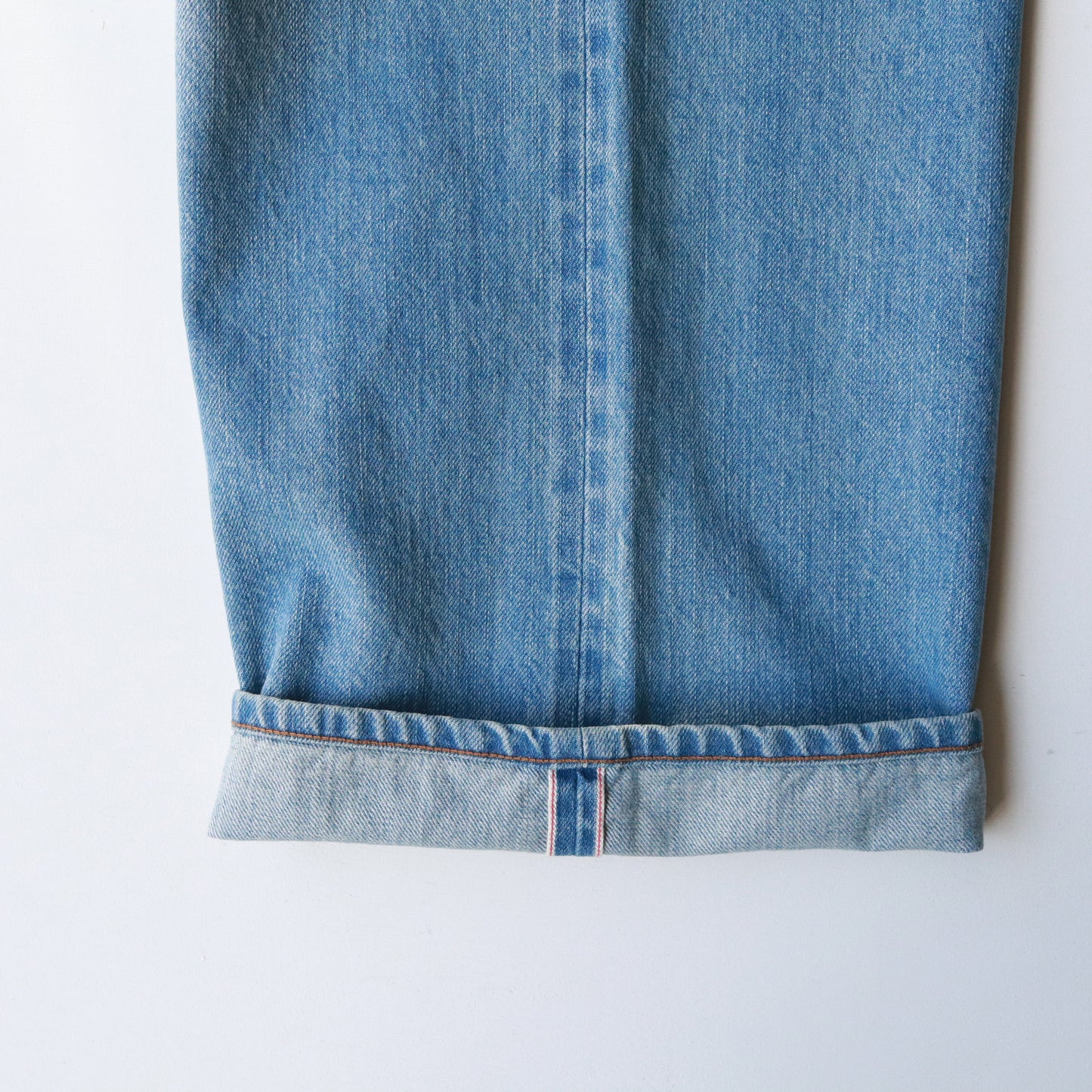 Wide selvedge jeans - Old vintage wash / Light indigo