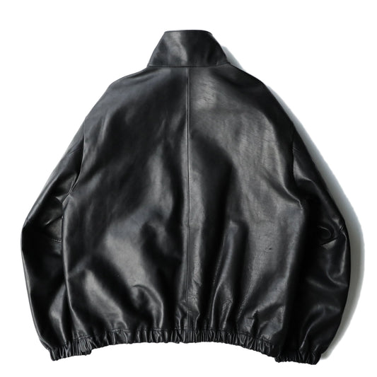 Leather track jacket - Horse hide / Black - SuperNova. online store
