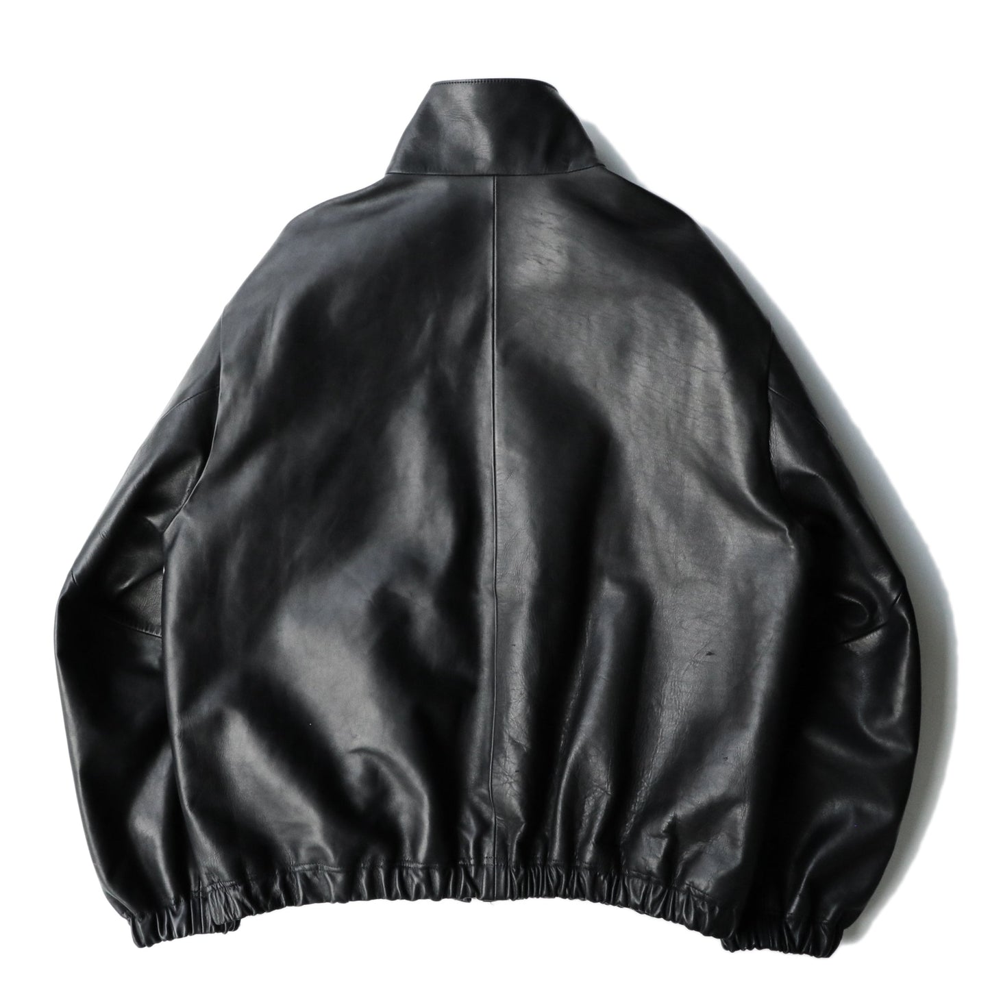 Leather track jacket - Horse hide / Black - SuperNova. online store