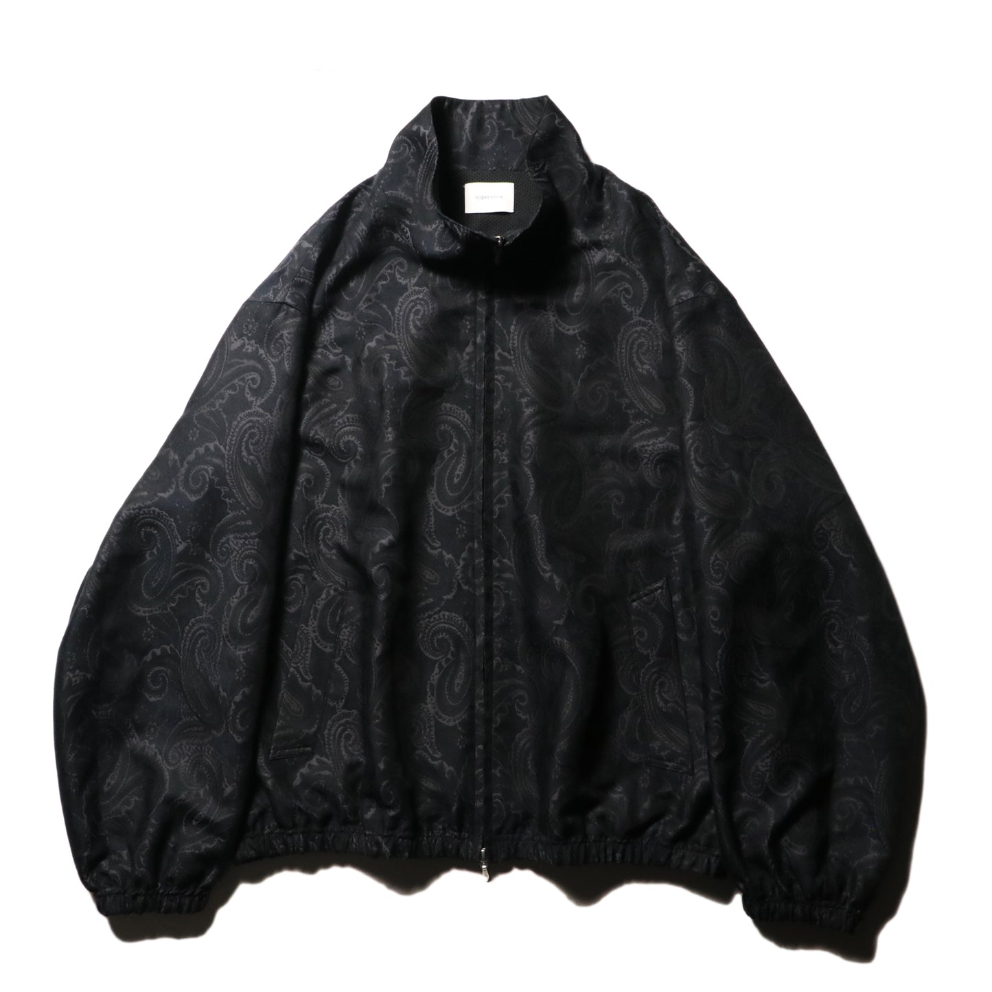 Track jacket - Paisley jacquard / Black