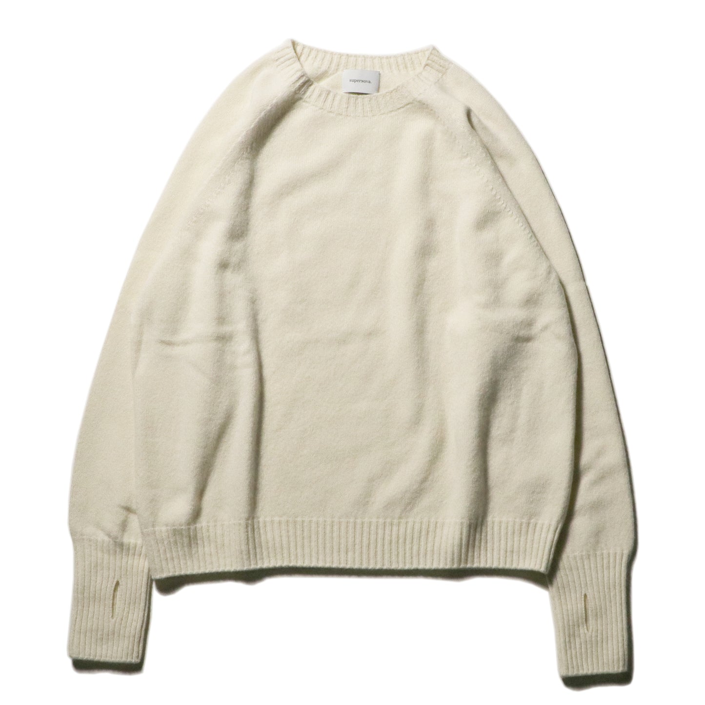 Seamless knit sweater - Wool & cashmere & silk / Purple