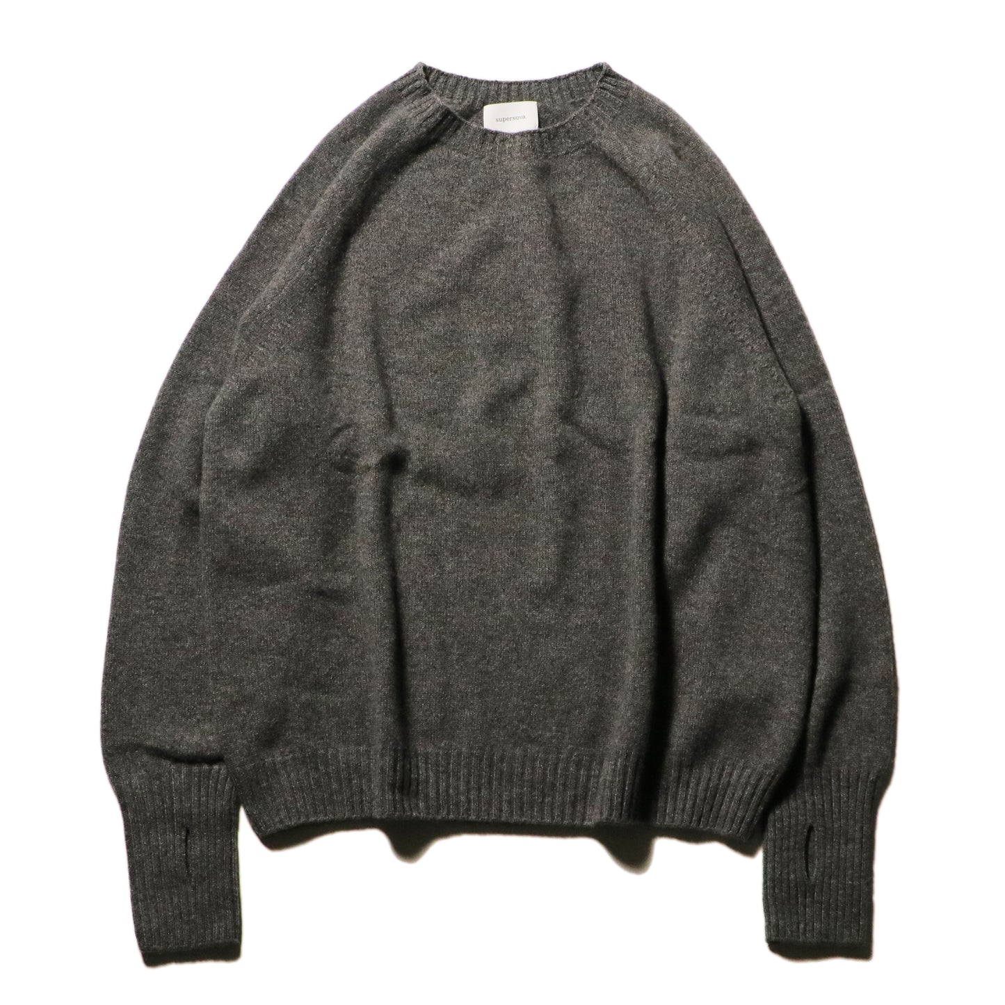 Seamless knit sweater - Wool & cashmere & silk / Purple