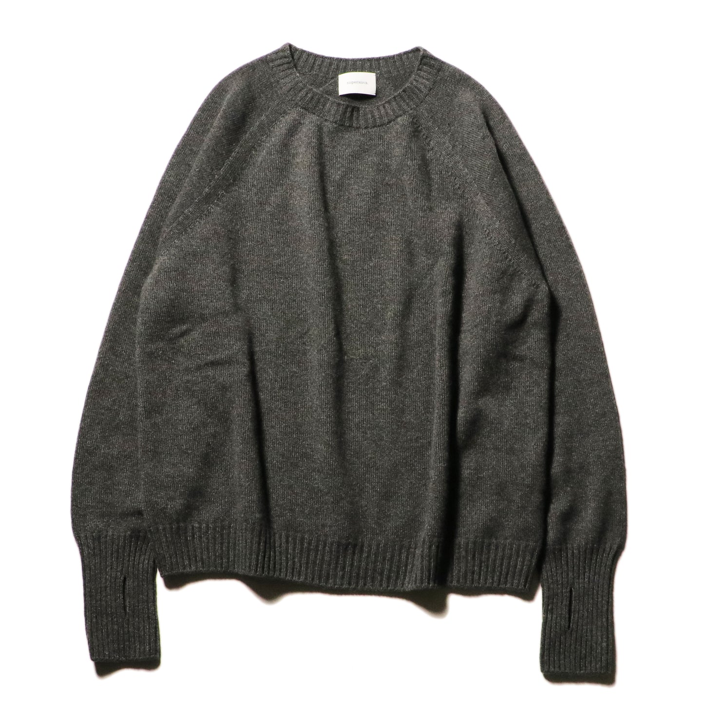 Seamless knit sweater - 100% cashmere / Black