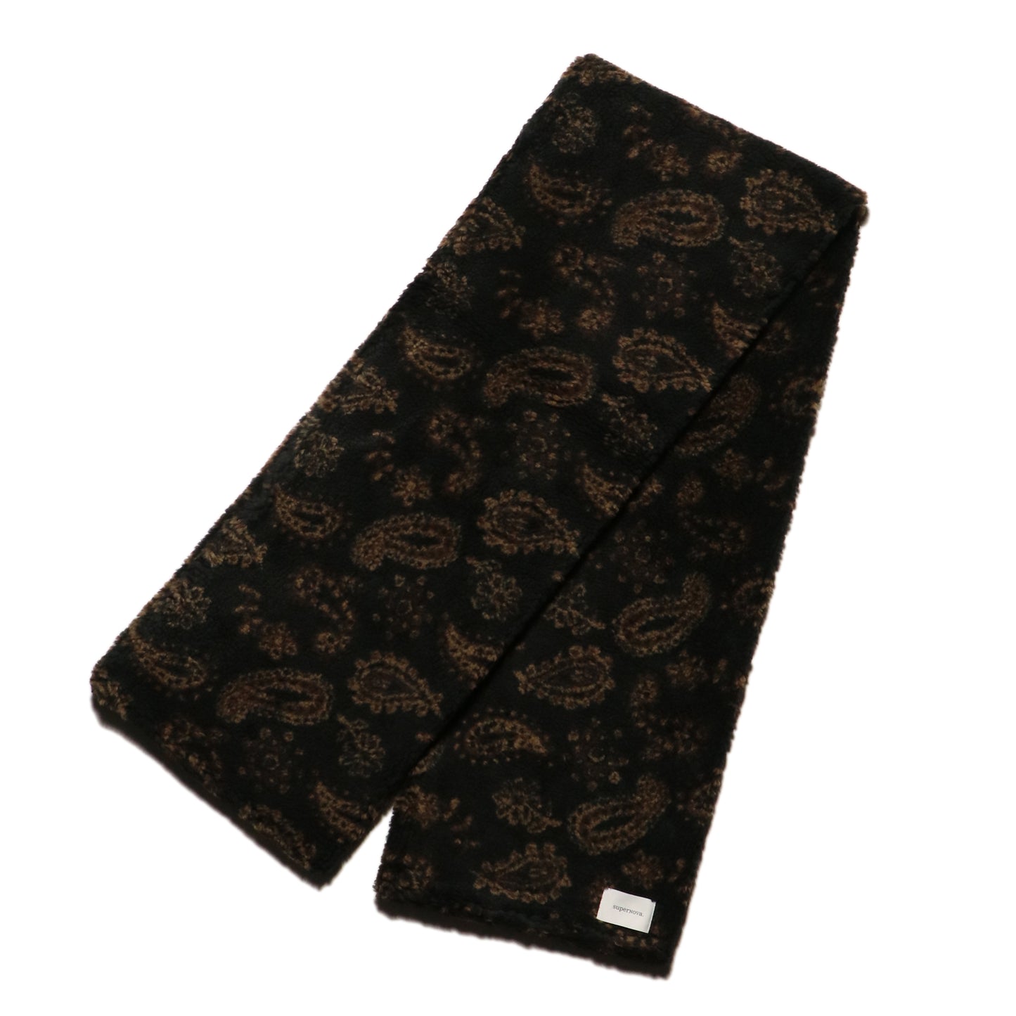 Jacquard boa stole / Black Paisley - SuperNova. online store