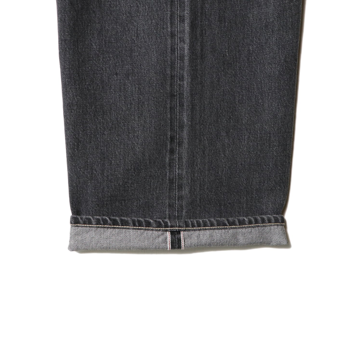 Wide selvedge jeans - Old vintage wash / Mid black