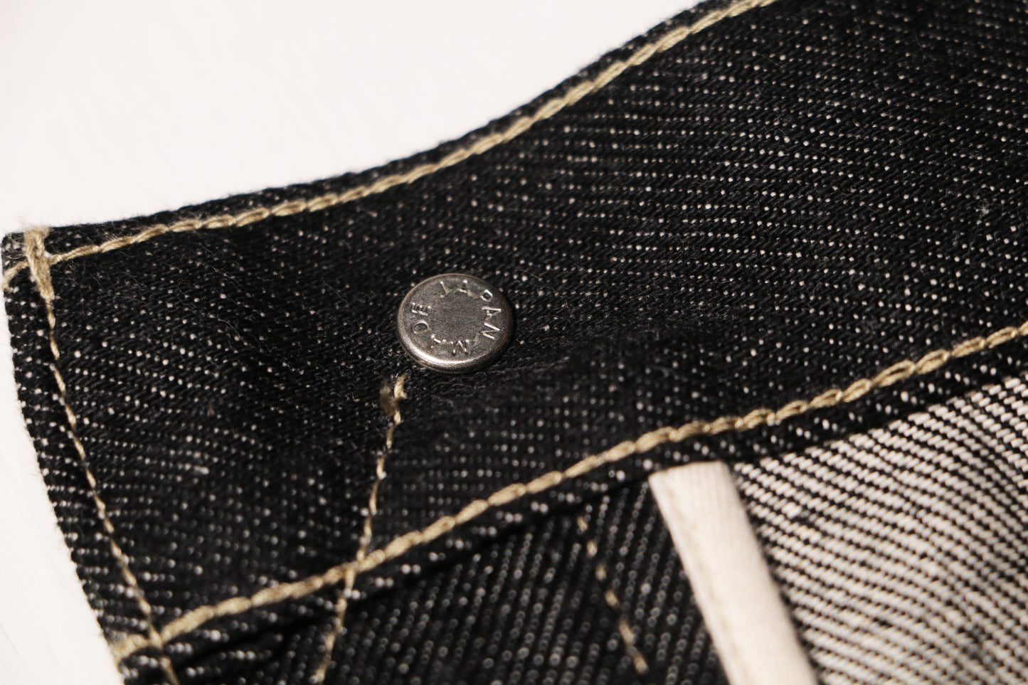 Wide selvedge jeans - Rigid denim / Black