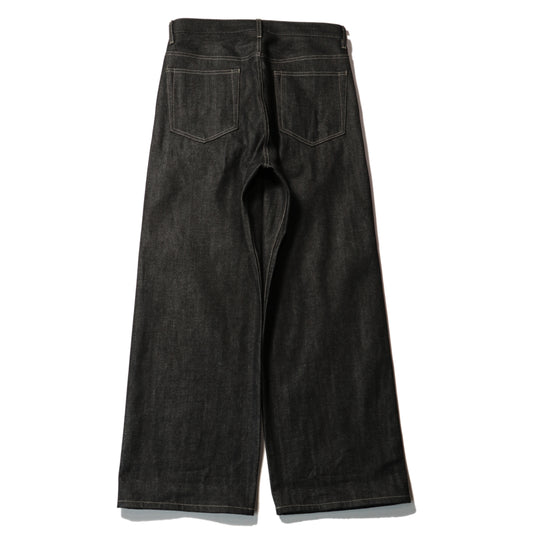 Wide selvedge jeans - Rigid denim / Black - SuperNova. online store