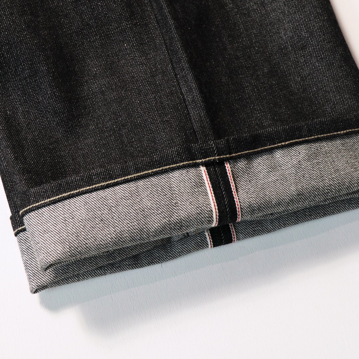Wide selvedge jeans - Rigid denim / Black