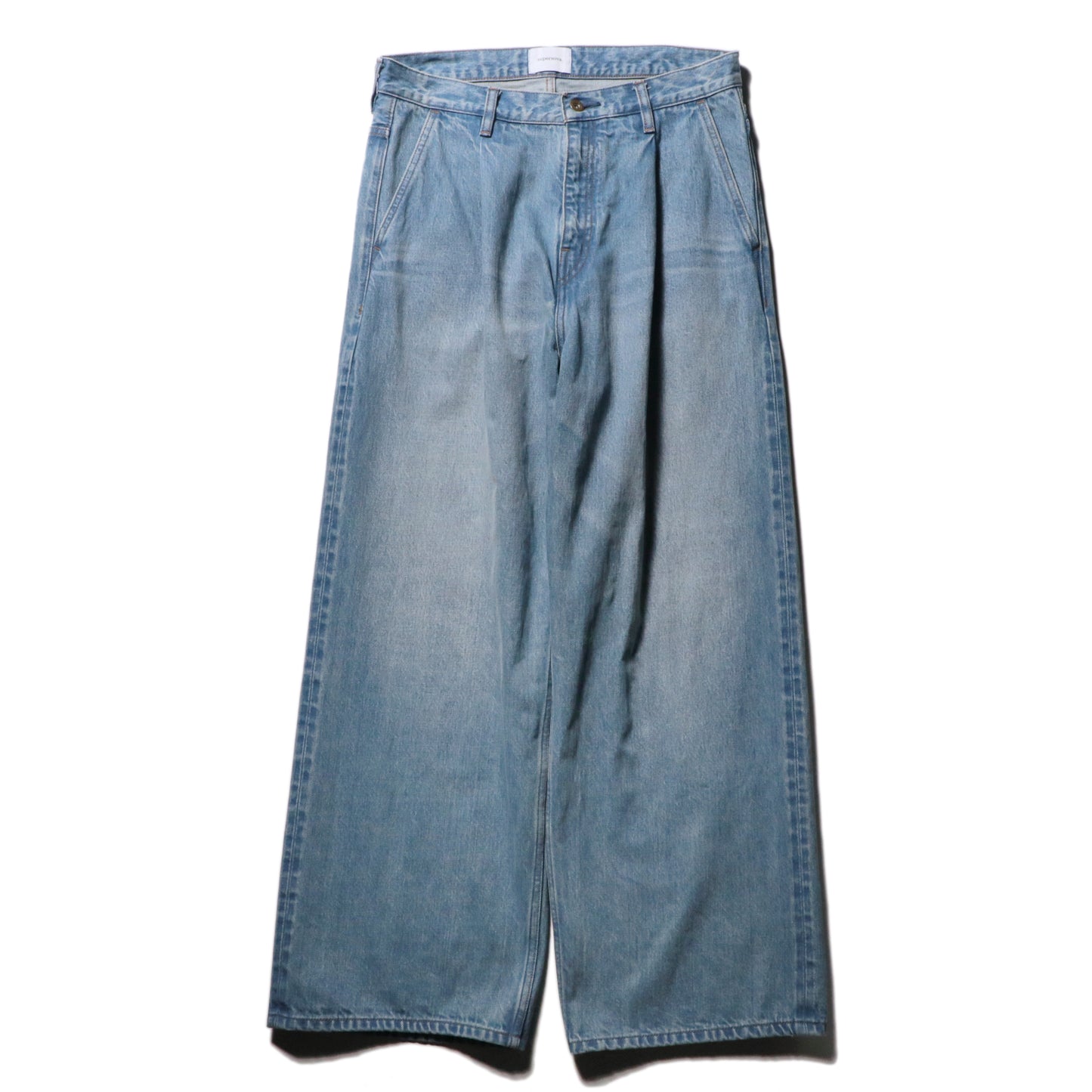 Wide selvedge jeans - Old vintage wash / Light indigo