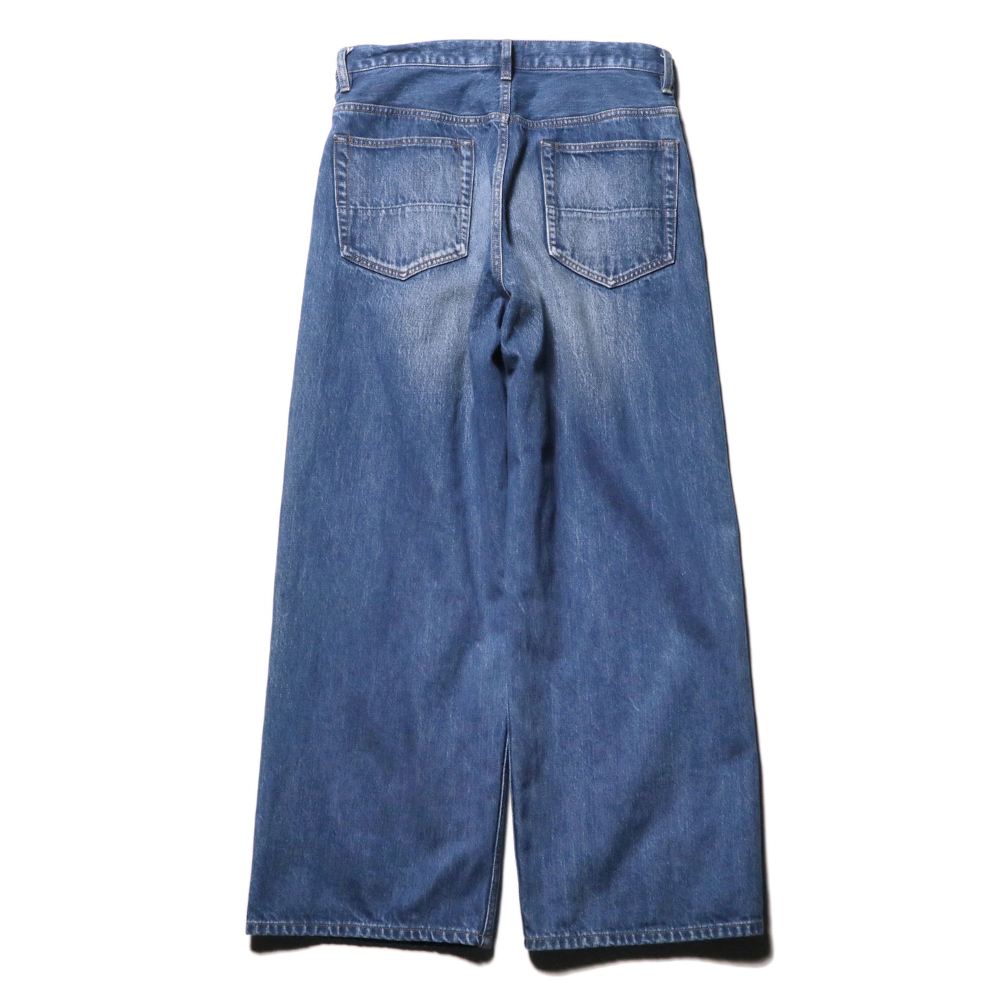 Wide selvedge jeans - Old vintage wash / Mid indigo