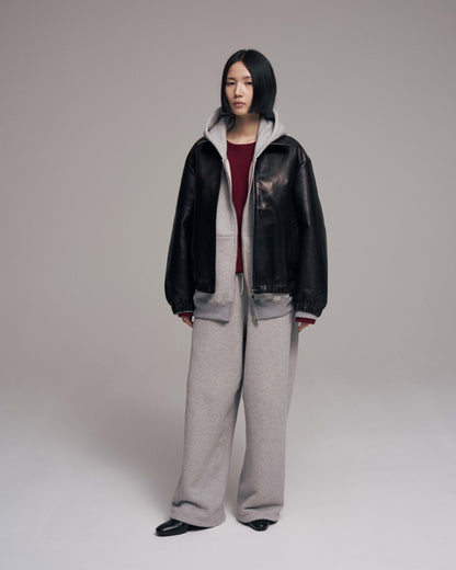 Leather track jacket - Horse hide