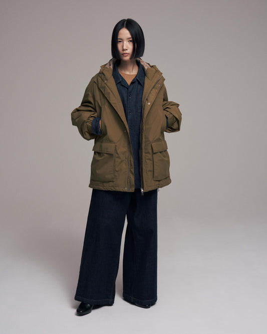 Quilted lining mountain parka - 3 layer/Moss green - SuperNova. online store