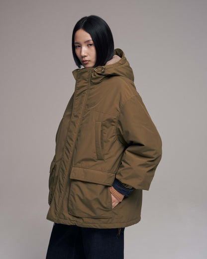 Quilted lining mountain parka - 3 layer/Moss green - SuperNova. online store