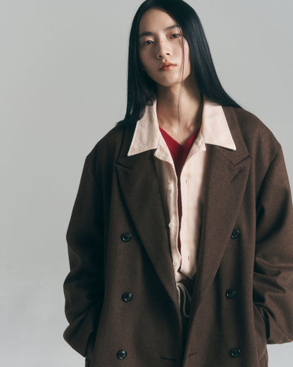 9月中旬発送予定 Ombre Check Flannel Shirt / Pink