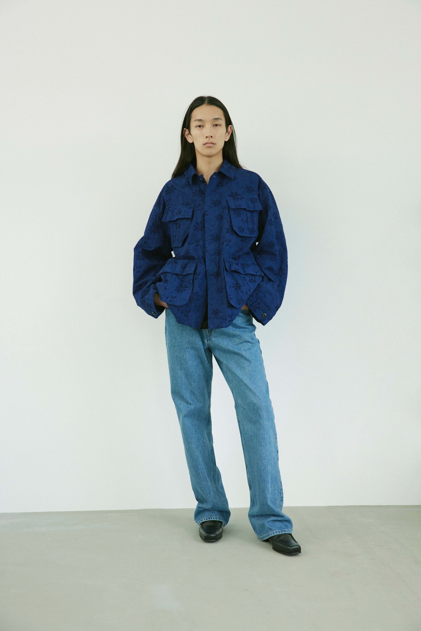 Boot cut jeans - Bleached wash /  Indigo