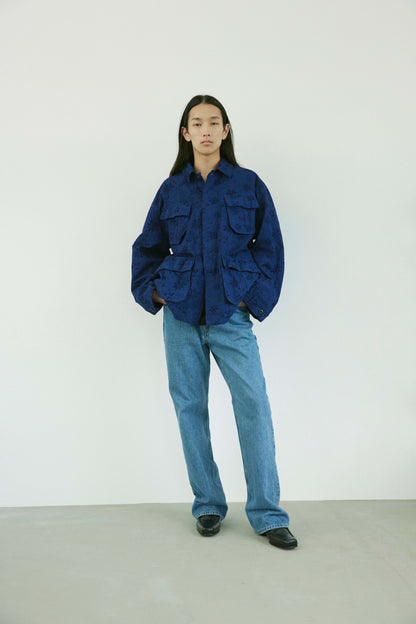 Boot cut jeans - Bleached wash /  Indigo