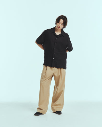 Aloha shirt - Linen / Black