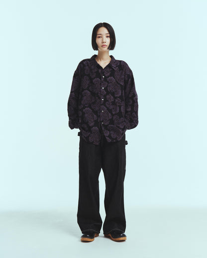 W-strap painter pants - 11oz denim OW / Black