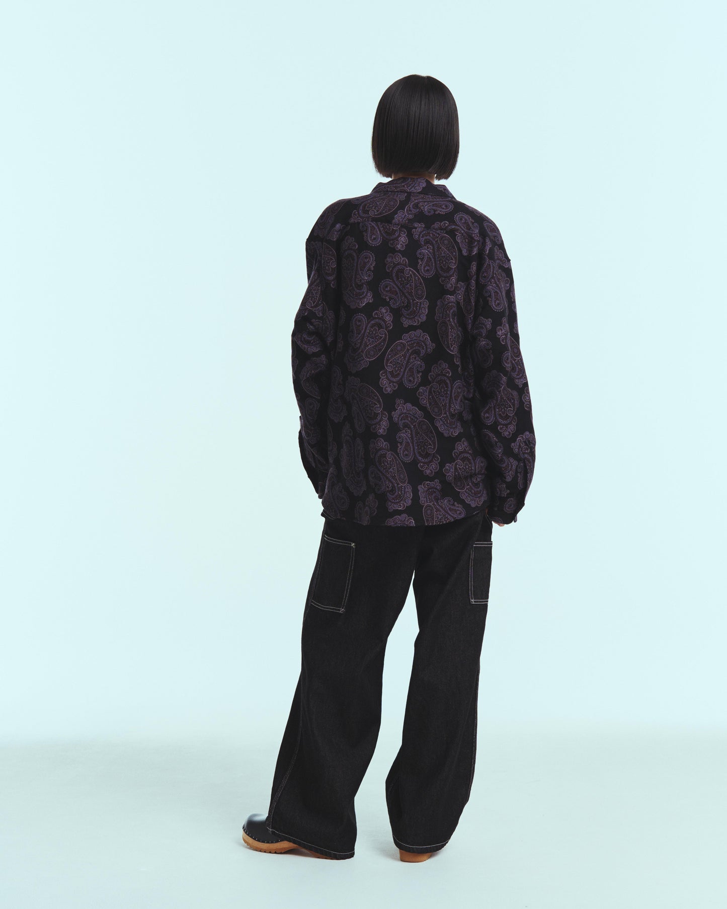 W-strap painter pants - 11oz denim OW / Black