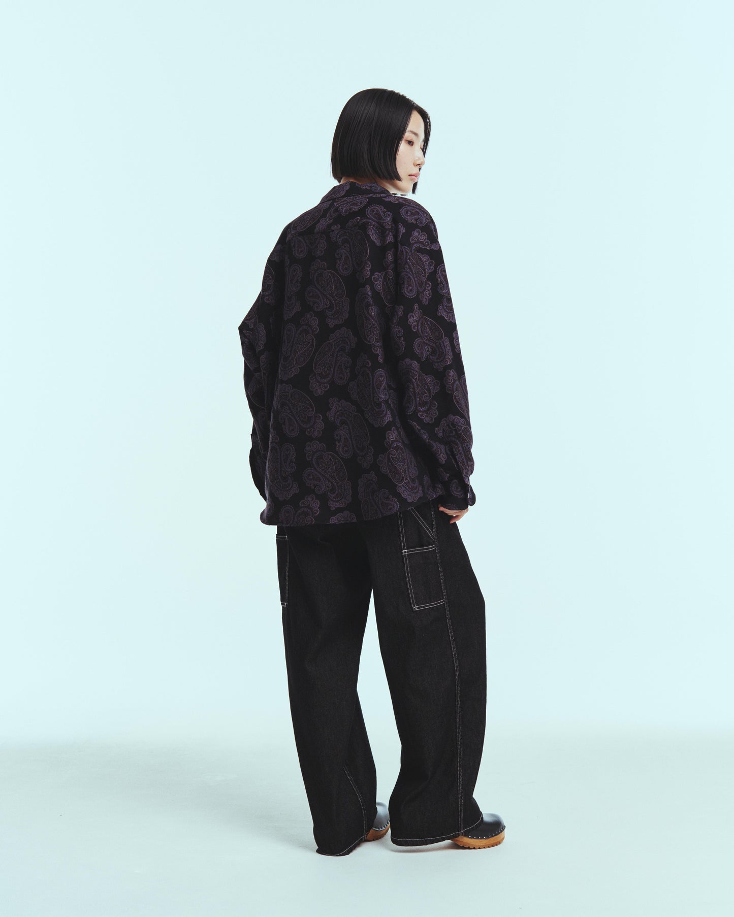 W-strap painter pants - 11oz denim OW / Black