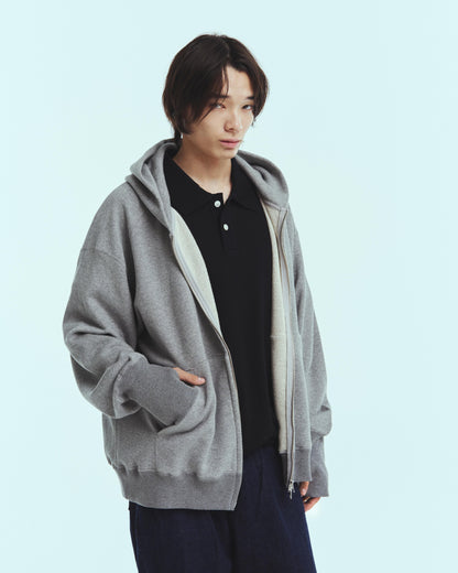 Knit polo - Cotton linen / Black