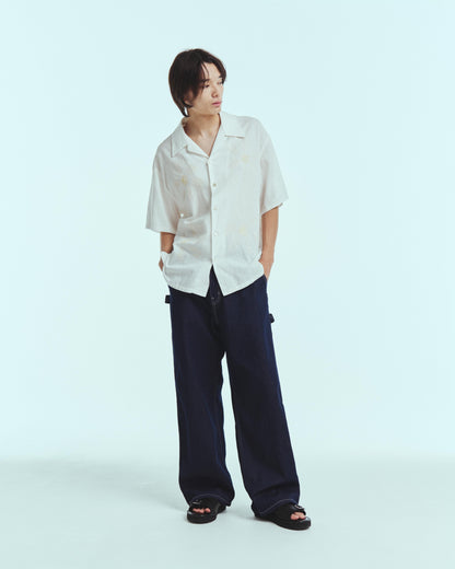 W-strap painter pants - 11oz denim OW / Indigo