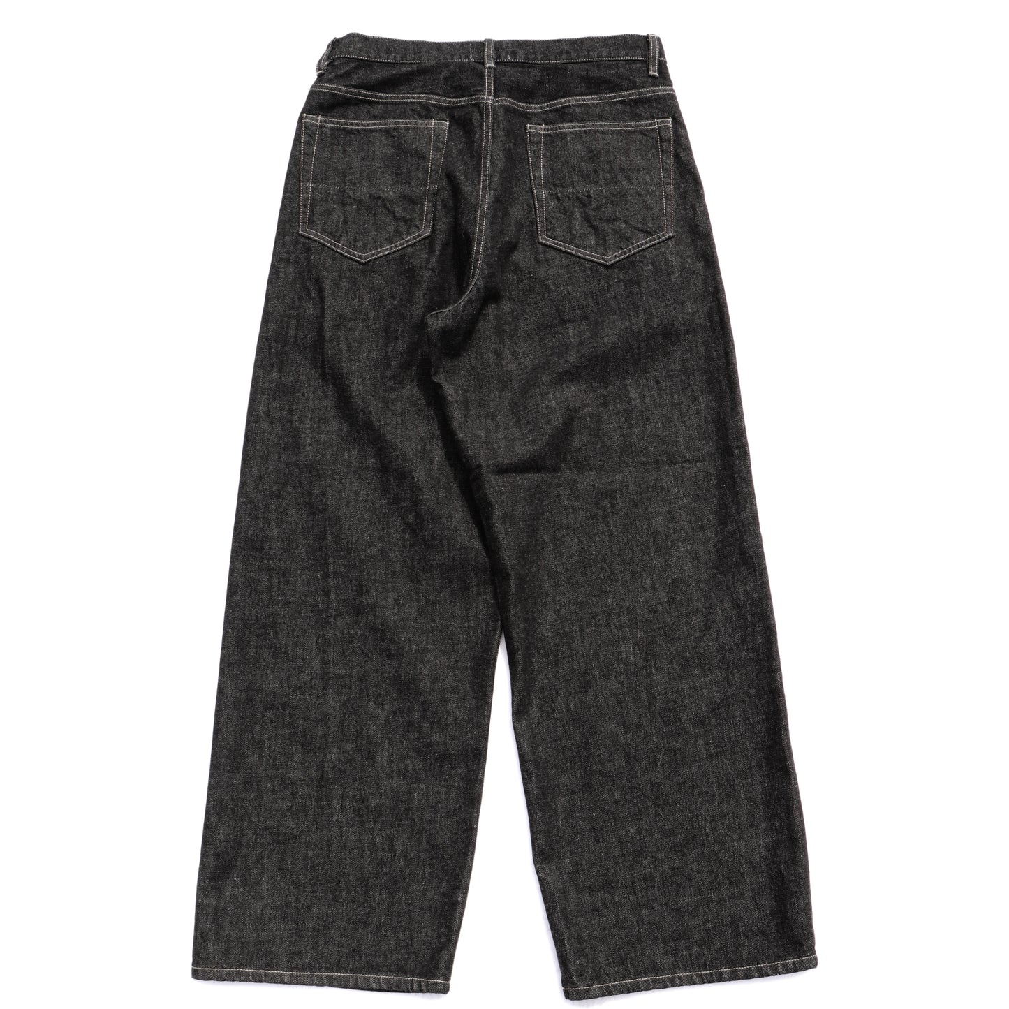 Wide selvedge jeans - One wash / Black