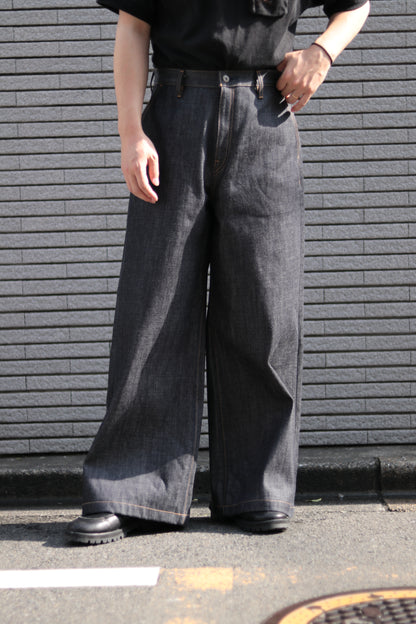 Baggy jeans -  Rigid denim / Indigo