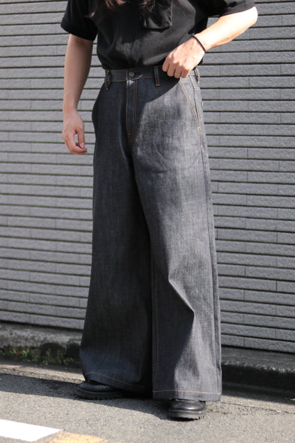 Baggy jeans -  Rigid denim / Indigo