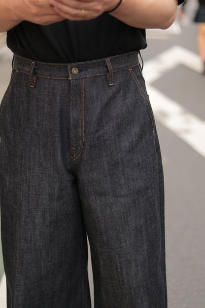 Baggy jeans -  Rigid denim / Indigo