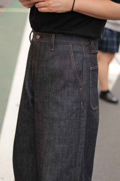 Baggy jeans -  Rigid denim / Indigo