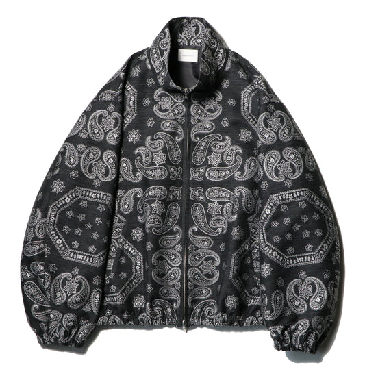 Track jacket - Bandana jacquard / Black