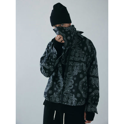 Big scarf - Bandana jacquard / Black