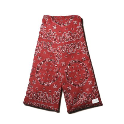 Padded stole - Bandana jacquard / Red