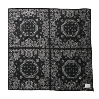 Big scarf - Bandana jacquard / Black