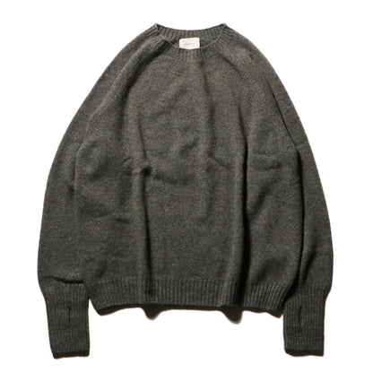 Seamless knit sweater - Wool & cashmere & silk / Purple