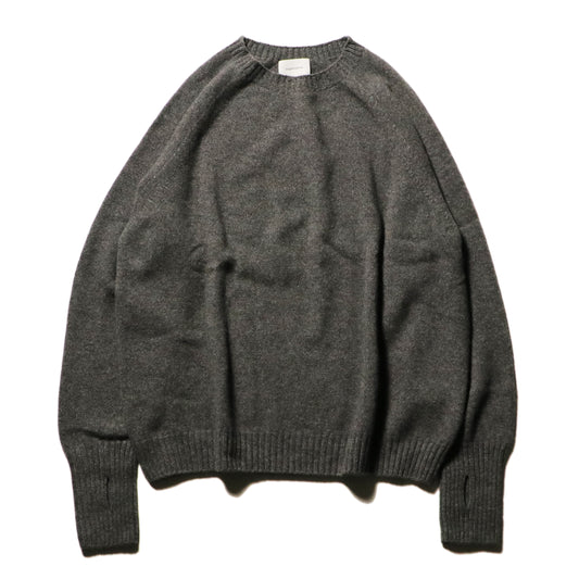 Seamless knit sweater - Wool & cashmere & silk / Purple