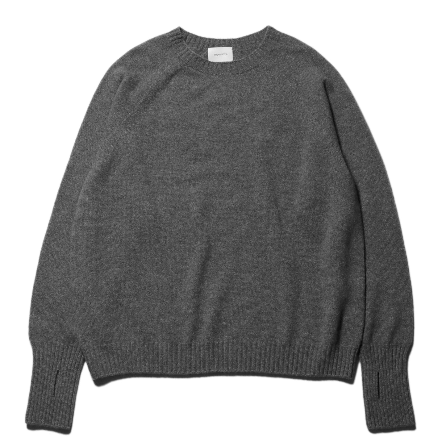 Wholegarment knit sweater - Wool & cashmere & silk / Gray