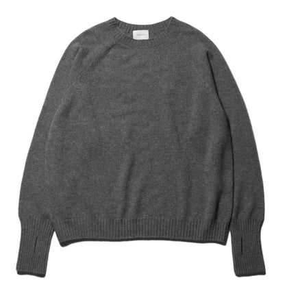 Wholegarment knit sweater - Wool & cashmere & silk / Gray