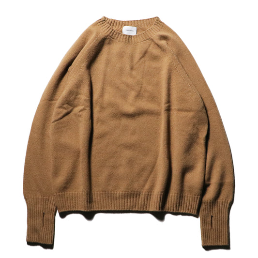 Seamless knit sweater - Wool & cashmere & silk / Purple