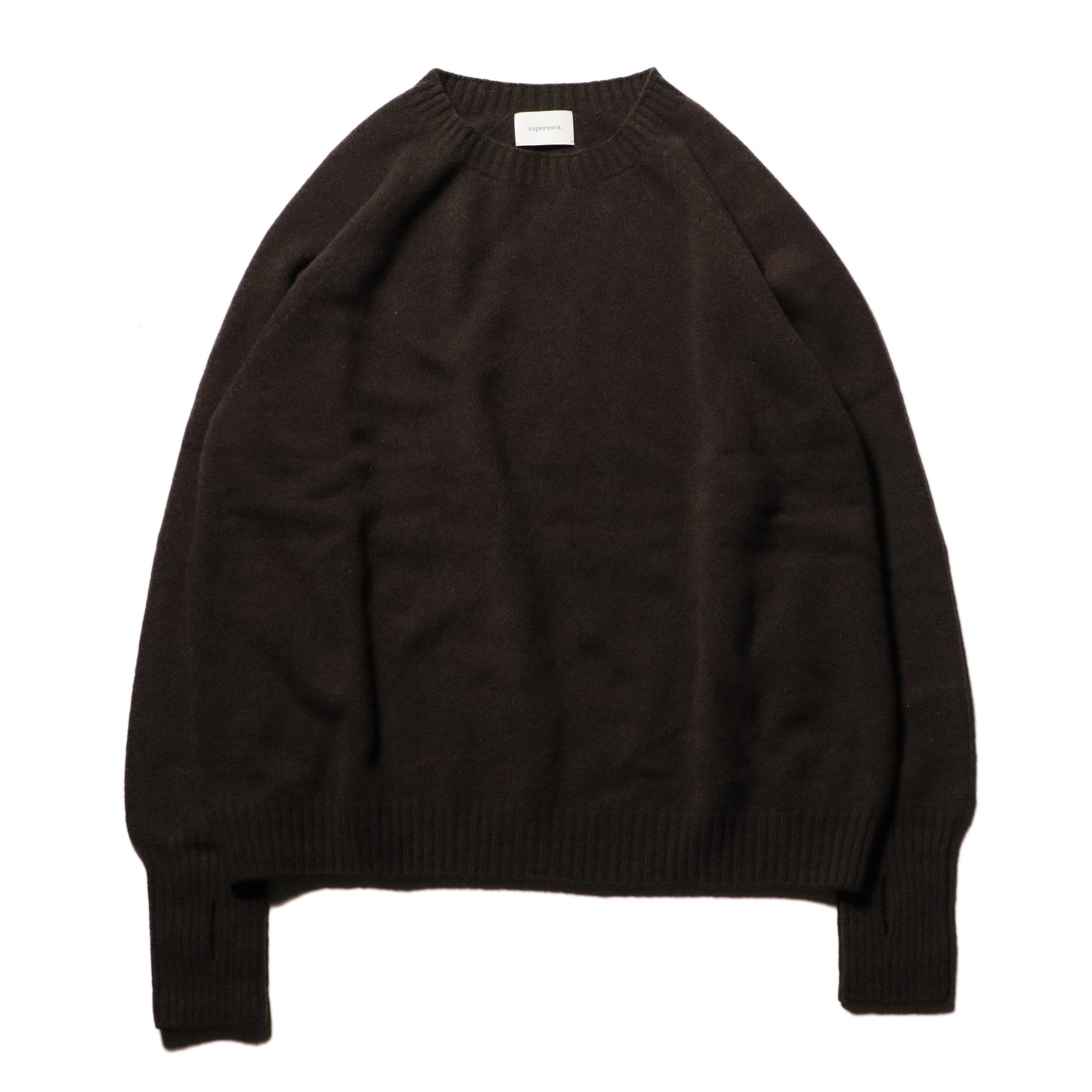 Seamless knit sweater - Wool & cashmere & silk / Purple