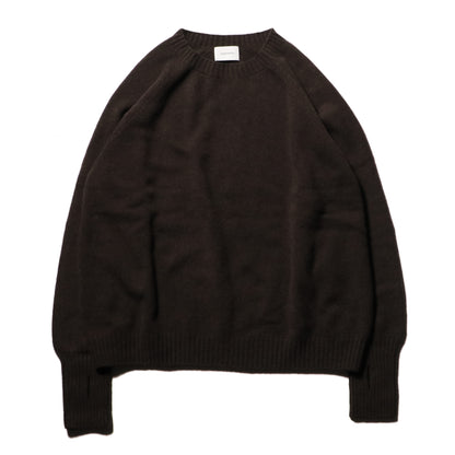 Seamless knit sweater - Wool & cashmere & silk / Purple