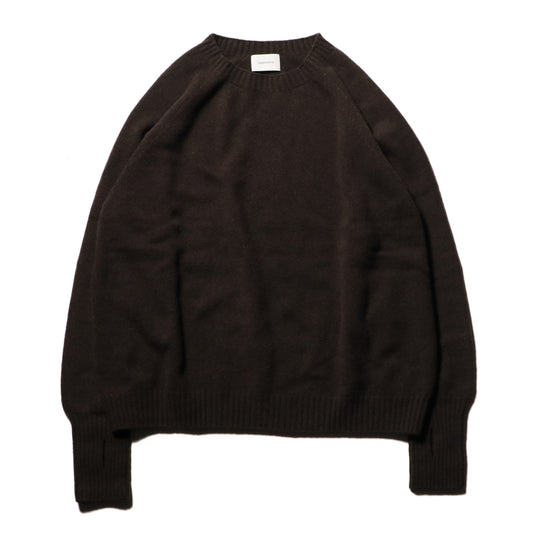 Seamless knit sweater - Wool & cashmere & silk / Purple