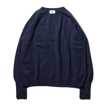 Seamless knit sweater - Wool & cashmere & silk / Purple