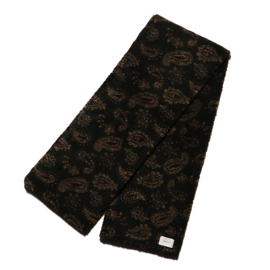 Jacquard boa stole / Black Paisley - SuperNova. online store