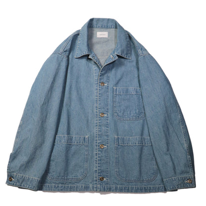 Coverall jacket - 9.5oz denim / Light indigo